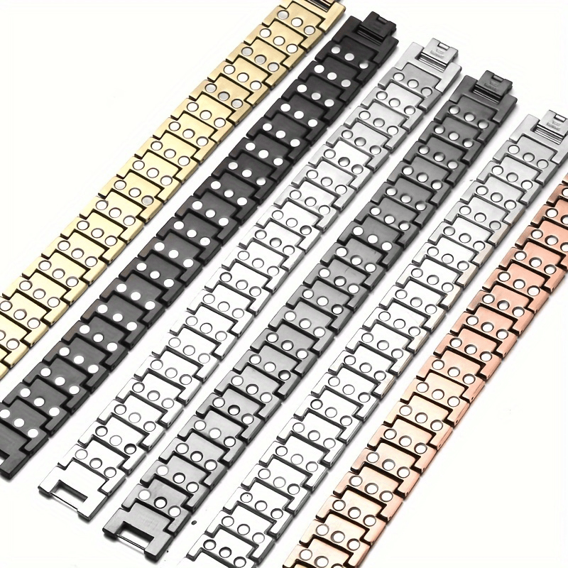 1pc Men'S stainless steel bracelet, Fashionable And Comfortable to Wear, Suitable for Boyfriends And Fathers As The Best Gift