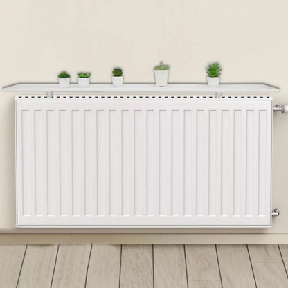 90cm White Radiator Shelves, Including Easy Fit Brackets Shelf sizes