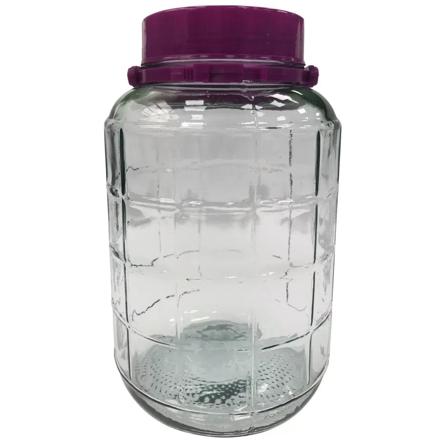 ATEK Clear Glass jar, 5L, 8L, 10L Premium Quality Transparent Pickle jar Food storage Container Airtight Slead Jars Kitchen Glass Food Container with Lid Pantry Glass Jar Preserving Jars Large Glass Canister