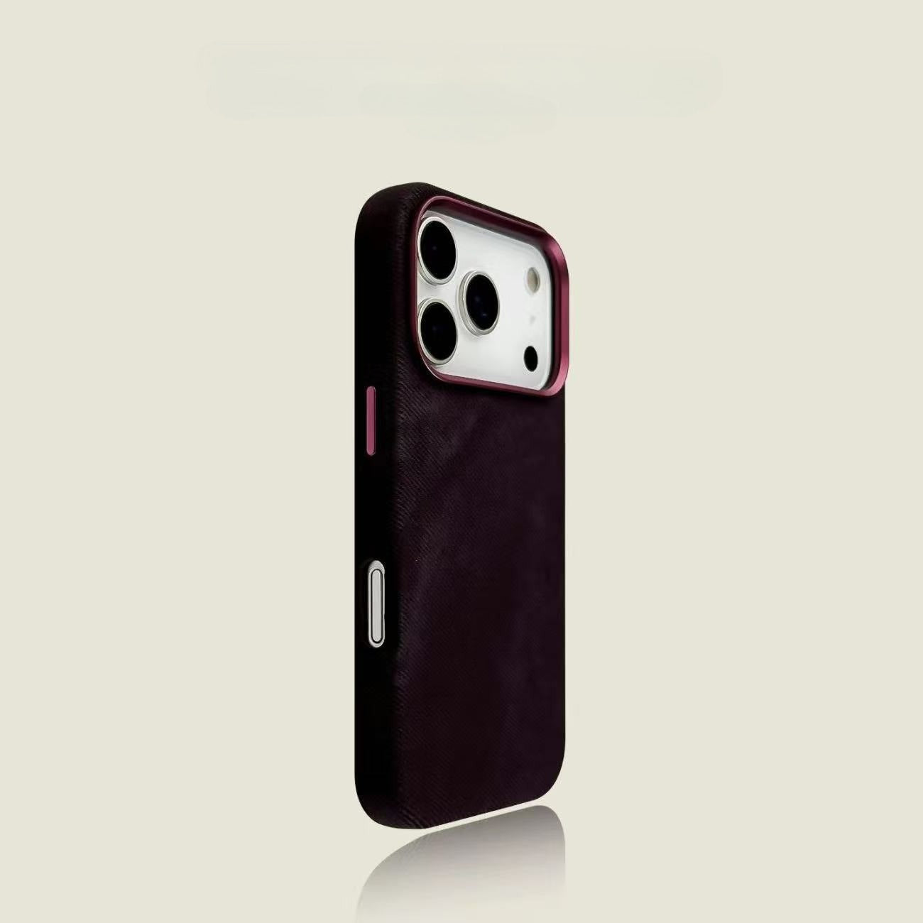 Phone Case - Introducing a New Shock-Resistant Leather Flannel Case for The for Iphone 17 Pro Max, Featuring an Ultra-Slim Magnetic Design That Offers Complete Protection with a Premium Feel And Anti-Slip Features