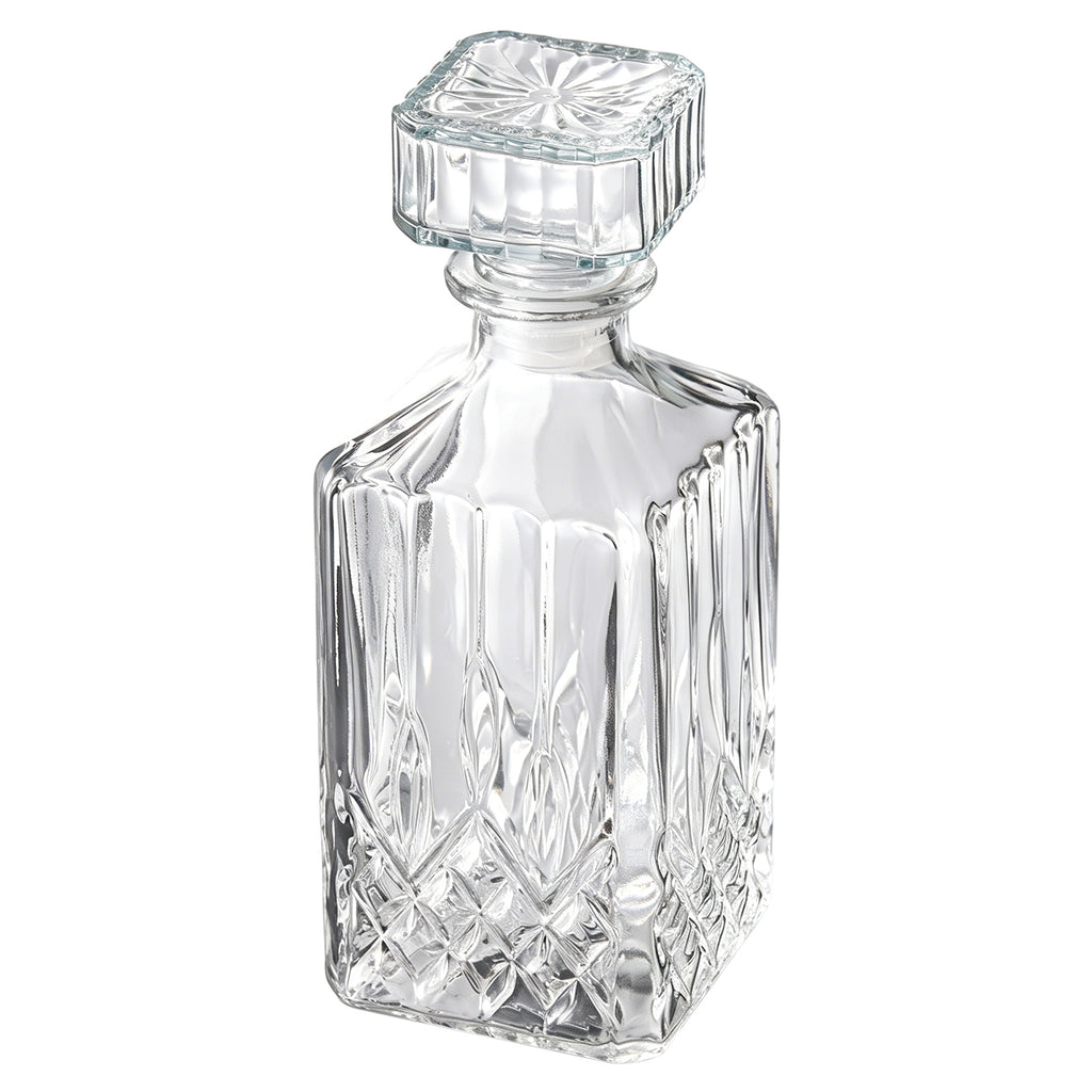 Seven-Piece Whisky Decanter Set – 1L Bottle & Six Glasses