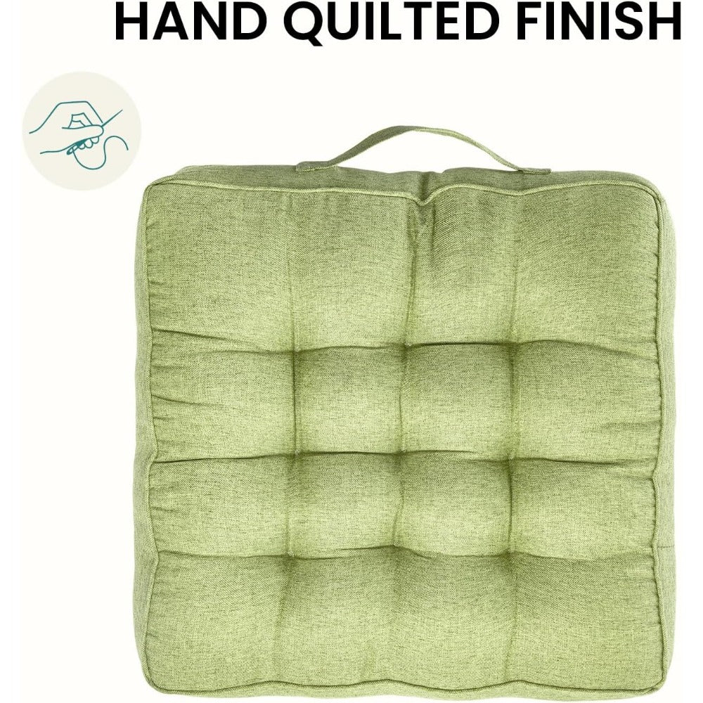 Chair Cushions Tufted Garden Kitchen Chair Cushion with Handle Strap Comfortable Chair Pads for Dining Room Kitchen