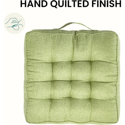 Chair Cushions Tufted Garden Kitchen Chair Cushion with Handle Strap Comfortable Chair Pads for Dining Room Kitchen