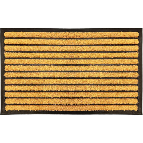 Heavy Duty Coir Door Mat Non Slip Washable Floor Mat with Tough Bristles for Indoor Outdoor Use Cleans Dirty Shoes Entryway Patio Porch BLS 45 x 75 CM