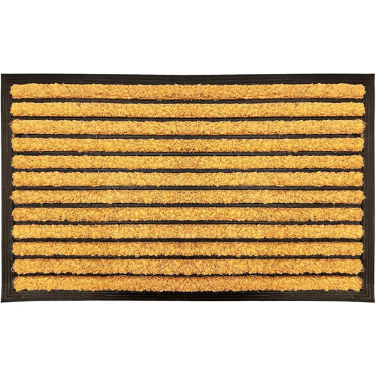 Heavy Duty Coir Door Mat Non Slip Washable Floor Mat with Tough Bristles for Indoor Outdoor Use Cleans Dirty Shoes Entryway Patio Porch BLS 45 x 75 CM