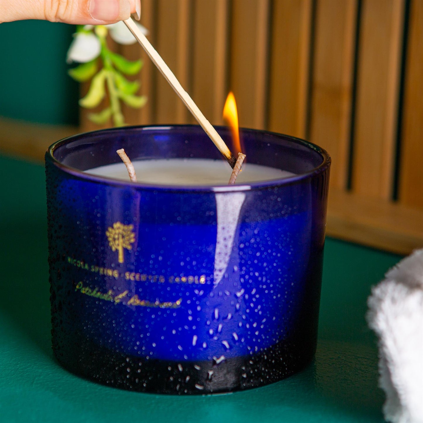 Nicola Spring Scented Candle - 130g/350g - Natural Soy Wax Candles Relaxing Fragrance Gift Set Aromatherapy Candle