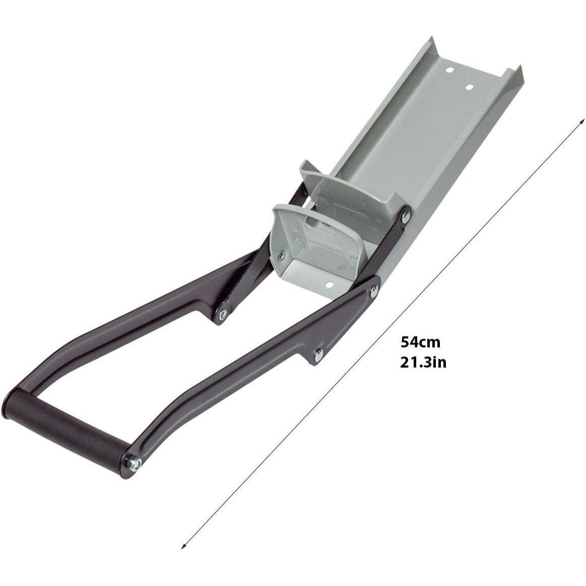 Heavy-Duty Can Crusher for Beer - Wall-Mounted 16oz/500ml Tool with Bottle Opener, Non-Slip Grip Handle, and Easy Setup (Silver)