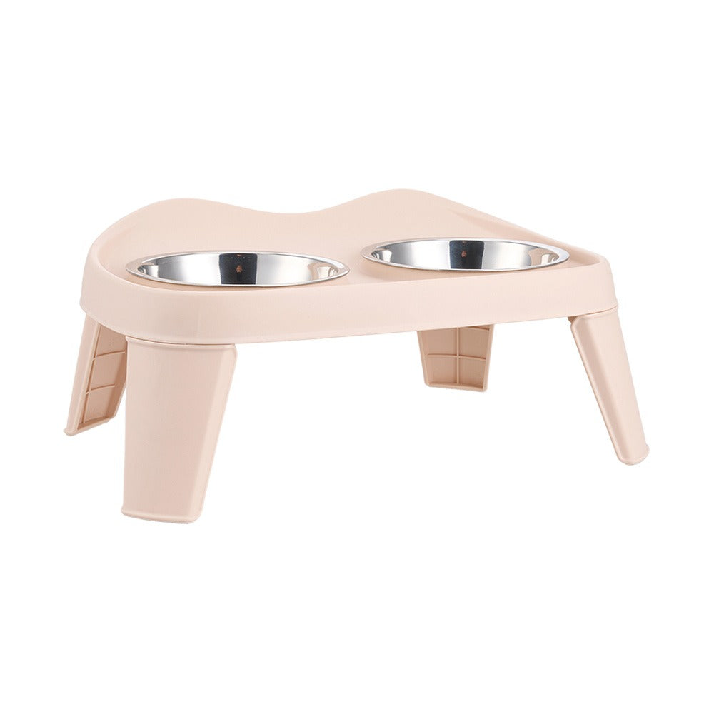 Raised Dog Feeding Station with 2 Stainless Steel Bowls – Adjustable Height Elevated Dog Bowl Stand, Non-Slip Base, Ideal for Large Dogs & Joint Support