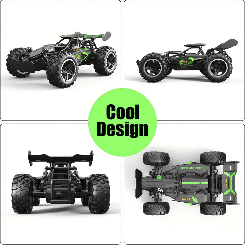 All-Terrain RC SUV Toy Car|Remote Control Racing Car - 2.4GHz Wireless Remote, 2-Wheel Drive, Anti-Shock System, Durable PVC Body & Anti-Skid Tires - Perfect for Off-Road, Sand, Grass & Indoor Play（Battery not Included）
