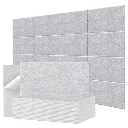 16 Pack of Self-Adhesive Acoustic Foam Panels for Soundproofing in Recording Studios, Meeting Rooms, And Broadcast Areas - Foam Material for Reducing White Noise