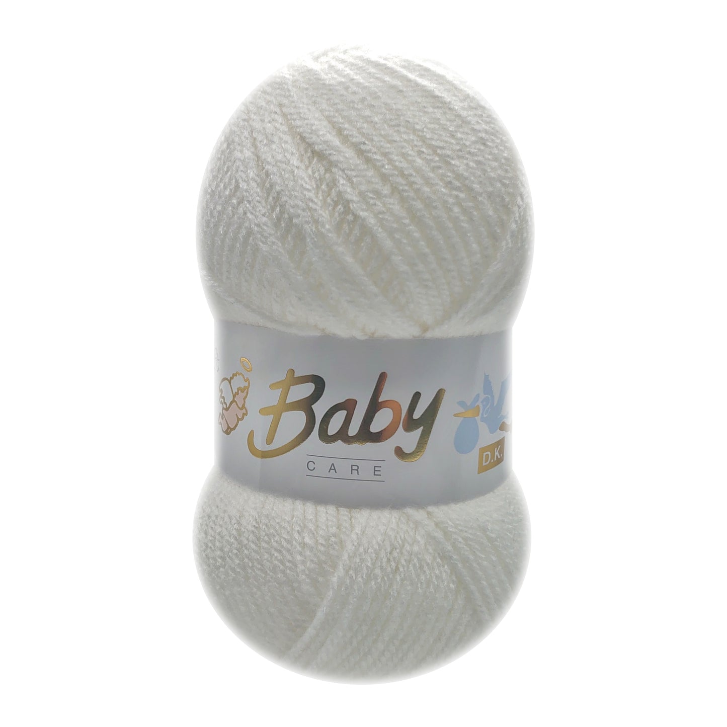 Woolcraft - Baby Care Double Knitting Yarn - 2 or 5 Pack of 100g Balls of 100% Acrylic Yarn - 13 Colours Available - Aqua, Beige, Baby Blue, Oyster, Denim, Lilac, Mint, Peach, Baby Pink, Rouge, Silver, White or Lemon - Perfect for Knitting or Crochet