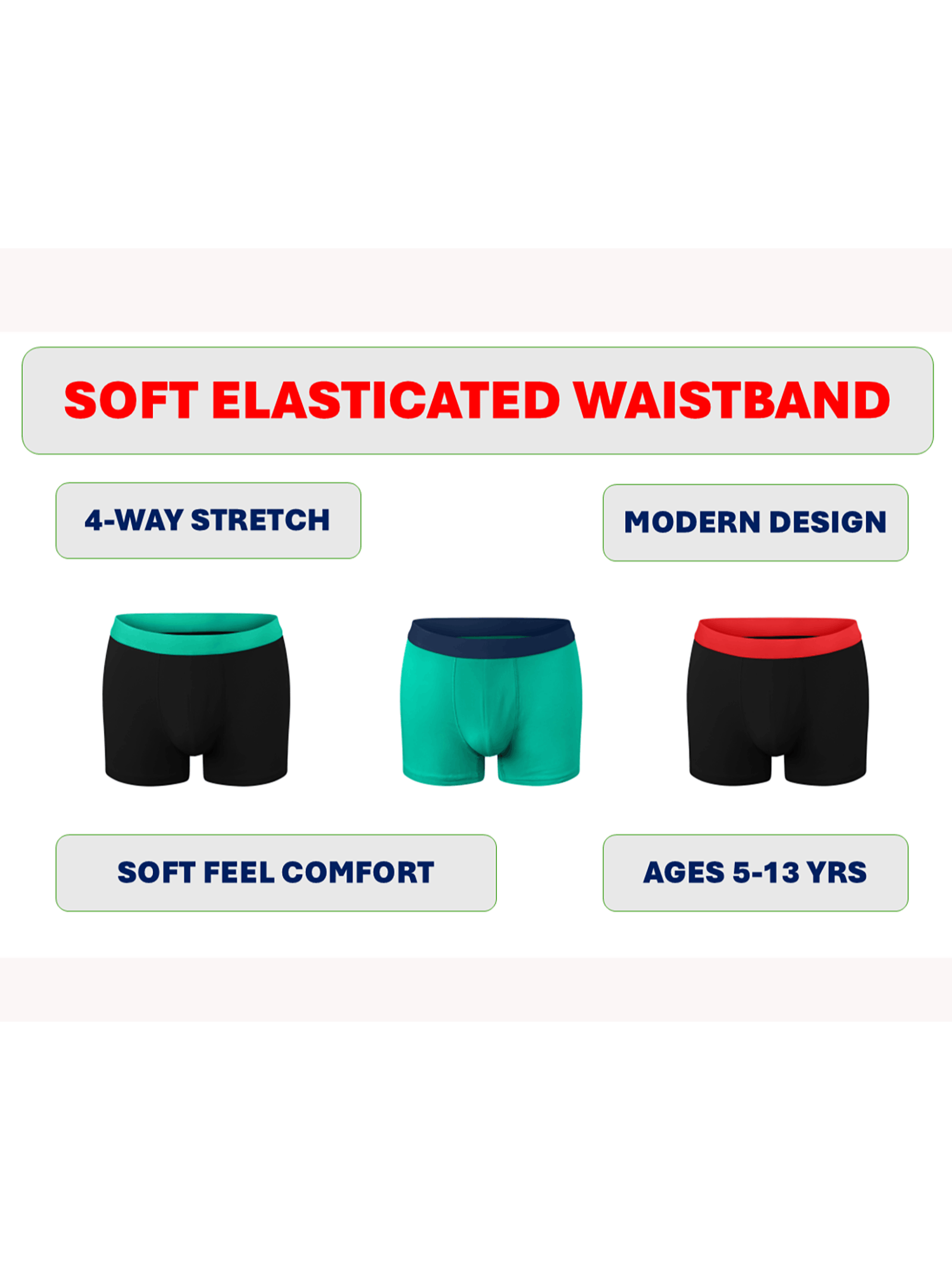 Boys Cotton-Rich Boxer Shorts - 12-Pack, Ages 5-13