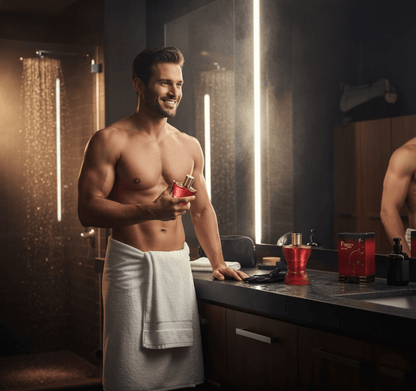 Figure Out Red Men's Perfume EDT 100ml – Dynamic & Energizing Aromatic Spicy Fragrance for Him – Long-Lasting Masculine Perfume Spray – Invigorating Scent for Active Lifestyles, Sport, & Everyday Confidence – Premium Quality Designer Inspired Aroma – Unle