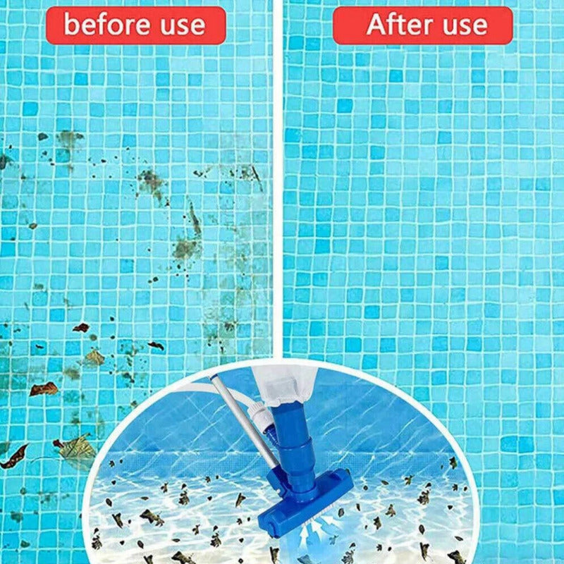 Swimming Pool Jet Vacuum Cleaning Tool Portable Suction Head Brush Cleaner for Spa Fish Pond Hot Tub Cleaning