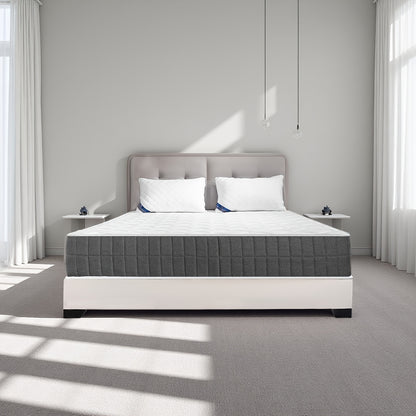 20Cm Medium-Firm Spring Hybrid Double Mattress with Silent Innerspring And Pocket Springs for Comfortable Sleeping, All Sizes - Single/Small Double/Double, Mattress in a Box, Christmas Bedroom Furniture | Timeless Bedroom Style