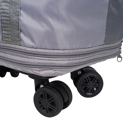 Travel Duffle Bag with Removable Wheels, Luggage, Suitcases, Expandable Sports Gym Bag for Women Men, Dry Wet Holdall Luggage Weekend Overnight Bags for Swimming