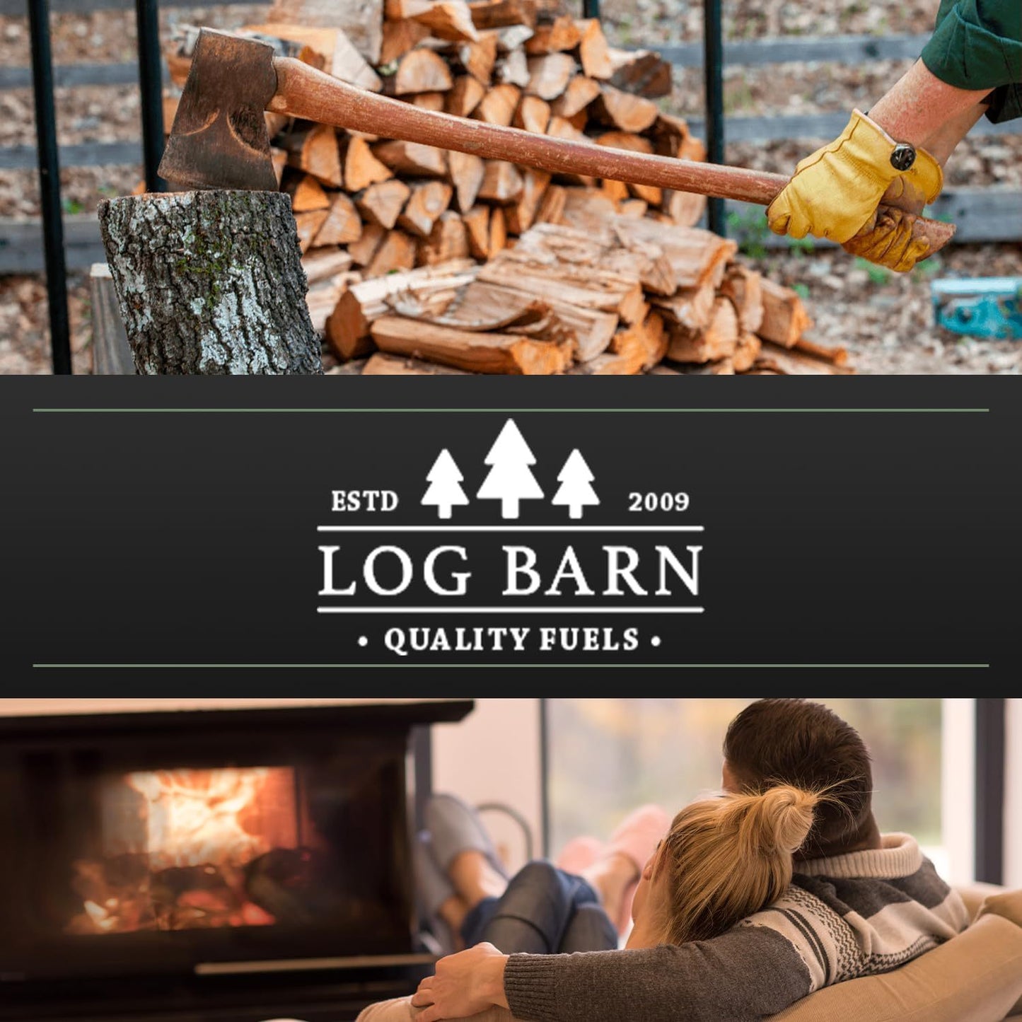 Log-Barn 10Kg Restaurant Grade Cooking Lumpwood Charcoal Bag