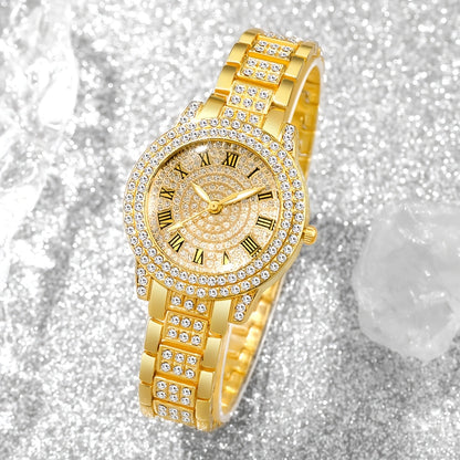 [Elegant Stylish Watch] 3pcs Elegant Stylish Women's Quartz Watch Set - Daily Wear, Parties, Valentine's Day, Easter, Christmas, New Year's, Halloween, Gift for Friends and Family