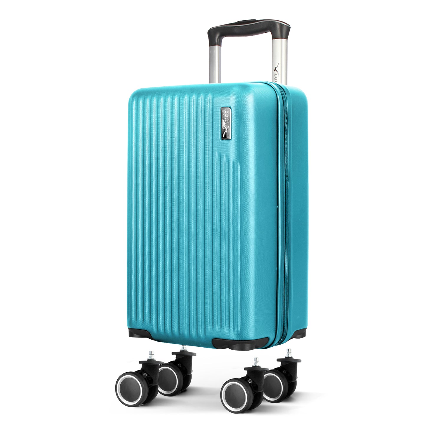 LUGG - Vacay 40cm Suitcase - 40x30x20cm without wheels - Ryanair Compatible - Underseat Size - Hard Shell ABS with Smooth 360° Wheels & Removable Wheels