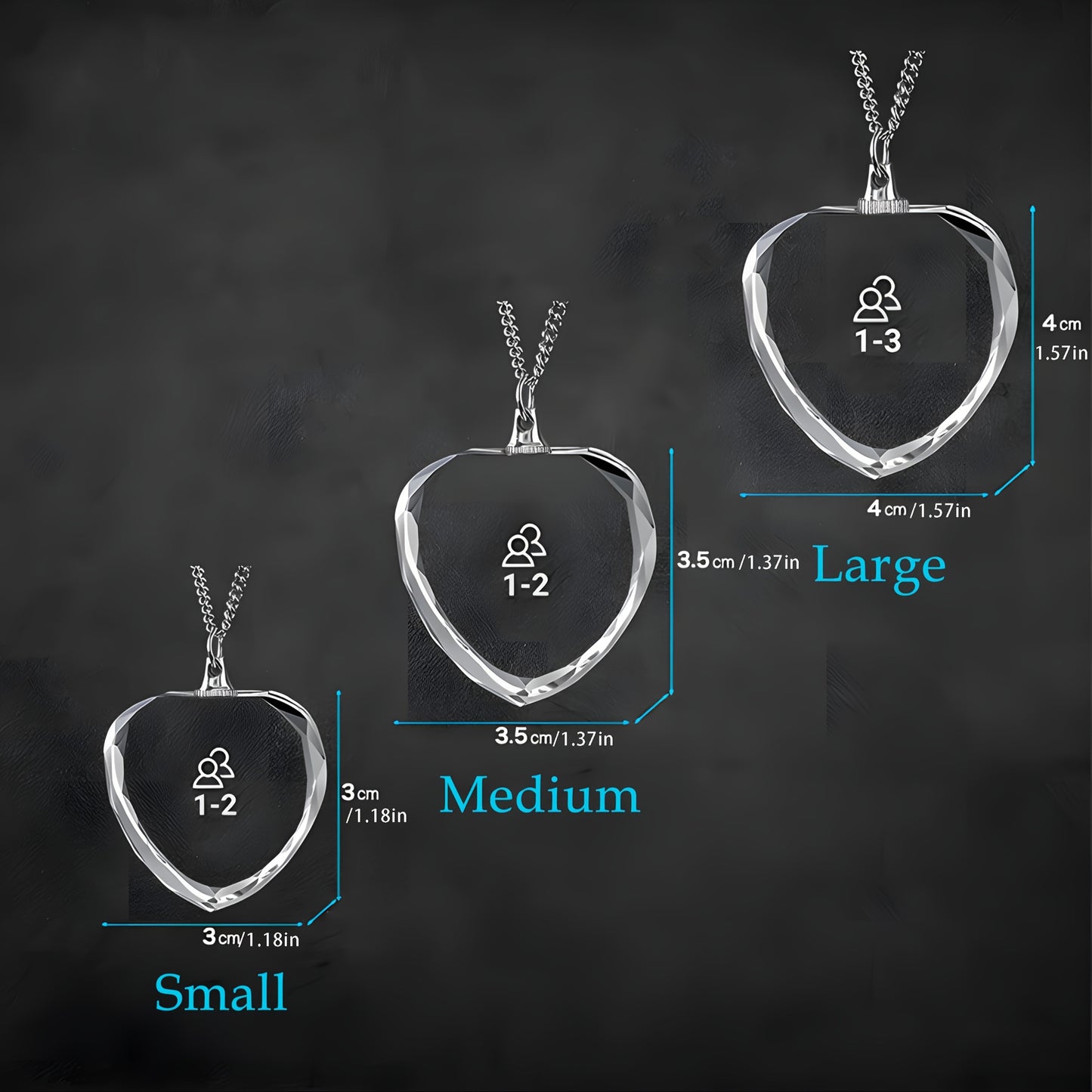 Custom Photo Pendant Necklace - Personalized Image Necklaces with Laser Engraved Picture - Synthetic Stone Fashionable Pendant - Unique Memorial Gift for Family, Love, Thanksgiving, Christmas, Spring Festival