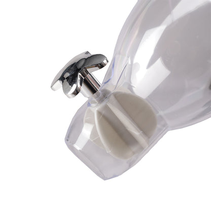 Black Plastic Dual-Chamber Grain Dispenser, Kitchen Oats and Snacks Storage Container, Breakfast Cereal Dispenser, 4L Large Capacity