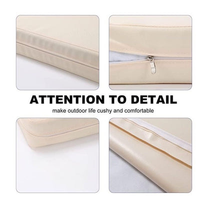 2 Seater Garden Bench Cushion 108x45x6cm – Water-Resistant Polyester Seat Pad, Removable Zip Cover for Outdoor & Indoor Bench
