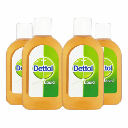 Dettol Liquid Multipurpose Household Freshening Solution – 4 × 250 ml Bottles