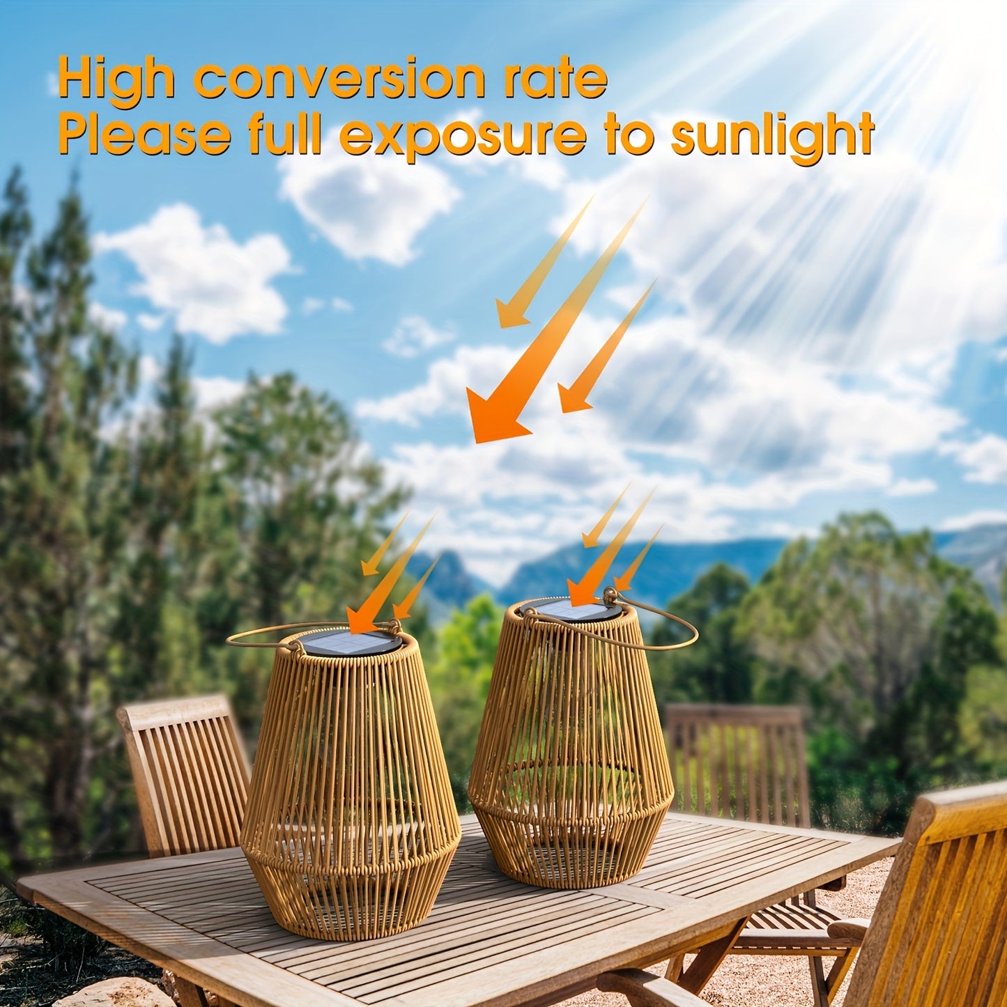 Solar Lantern, Outdoor Solar Woven Lantern Hanging Decoration, Persian Mia Style, Suitable for Garden, Patio, Deck, Porch, Trees, Lawn, Pathway Decoration, 1/2/4pcs