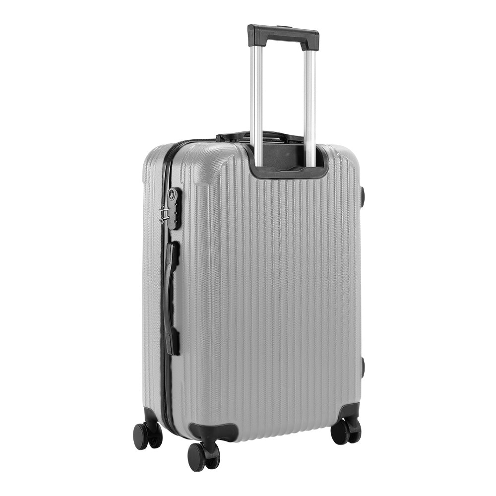 20" Suitcase Lightweight 4 Wheel Spinner Hard Shell ABS Luggage Hold Check in Travel Case Cabin Suitcase Carry On Suitcase, Hard Shell Suitcase with 4 Wheels Cabin Luggage Blue B