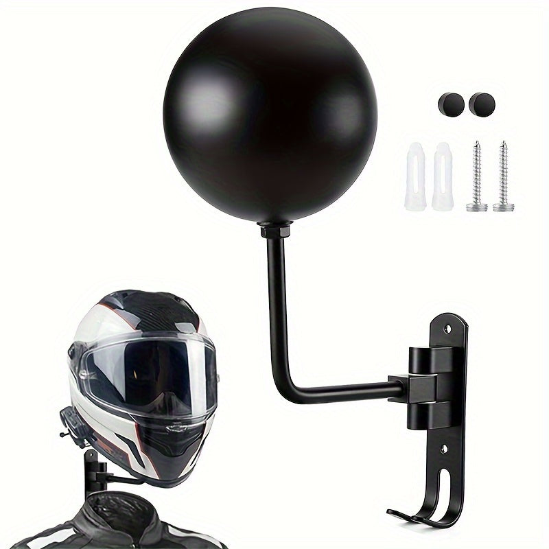 Motorcycle Helmet Rack Holder Hat Display Stand Wall Mount Hook Hanger