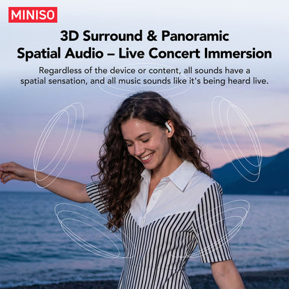 2026 Flagship Wireless AI Earbuds with 134-Language Real-Time AI Translation, Active Noise Cancellation Technology, Hi-Fi High-Fidelity Sound Quality, New Micro-In-Ear Suspension Design, 4.6G Ultra-Lightweight, Flexible Titanium Alloy Ear Hooks