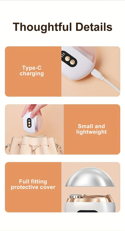 Smart Electric Nail Clipper 2 in 1 Polishing Nail Trimmer Manicure Tool, USB Rechargeable, 500Mah Li-Polymer Battery, with Anti-Cut, Sanding And Lighting Function, Great for Manicure, Nail File, Polishing And Shaping, Perfect Gift for Gift Giving