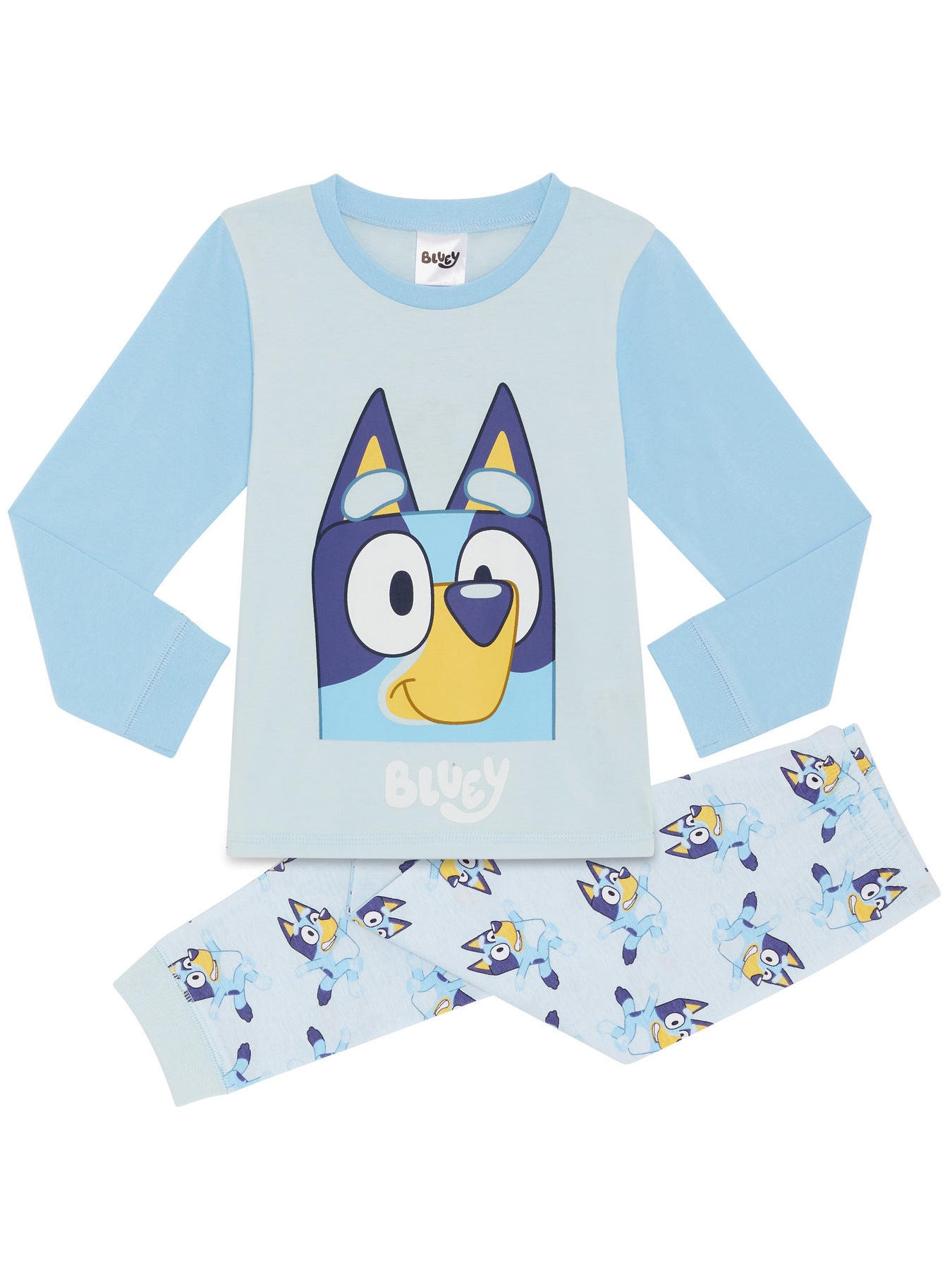 Bluey, Bingo, Chilli & Bandit 100% Combed Cotton Family Pyjamas Children's, Men's, Women's Christmas