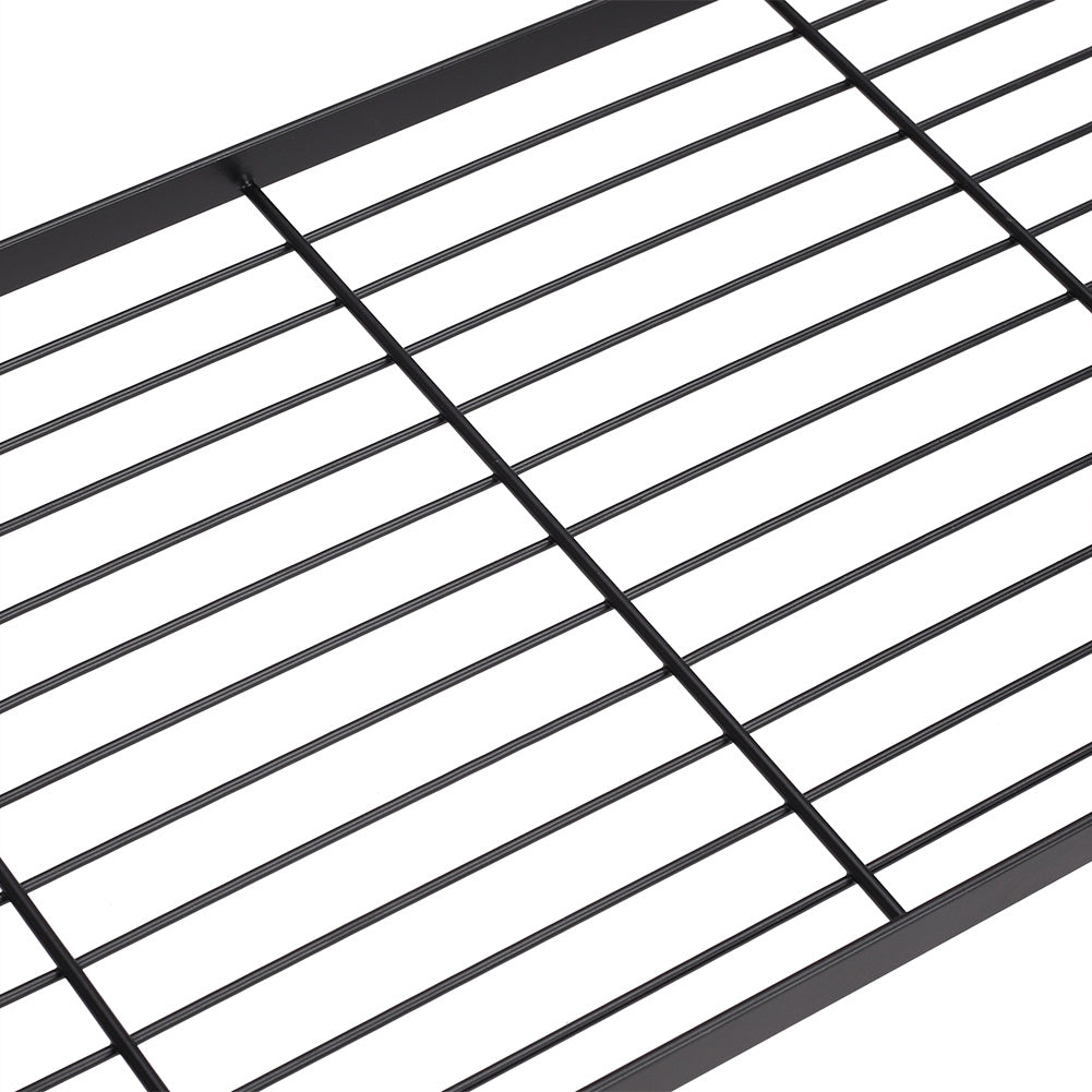Metal Wire Countertop Shelf Organiser – Stackable Cupboard Spice Rack, Space-Saving Storage for Kitchen, Pantry & Bathroom, Rust-Proof, Small or Large