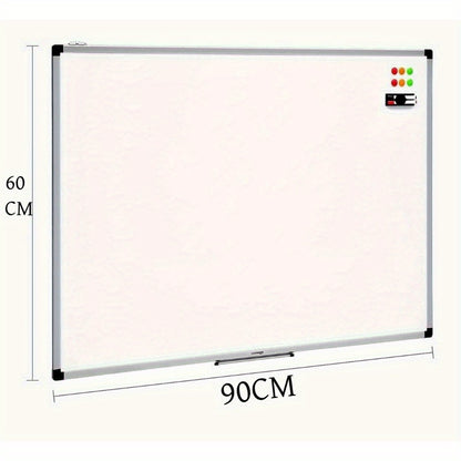 Magnetic Dry Erase Whiteboard Frame, Smooth and Easy to Write/Erase, Includes Marker, Eraser, and Hook. Suitable for Office, School, and Home - 60 X 45cm / 45 X 30cm. Graduation Season Gift, Present