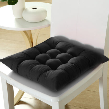4pcs Solid Coloured Chair Cushions - Machine Washable and Durable, with A Knitted Design for Comfort and Support, Suitable for Garden, Dining and Office Chairs 40*40*5 Cm, Multi-colour Choice