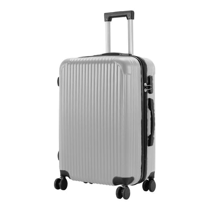 20" Suitcase Lightweight 4 Wheel Spinner Hard Shell ABS Luggage Hold Check in Travel Case Cabin Suitcase Carry On Suitcase, Hard Shell Suitcase with 4 Wheels Cabin Luggage Blue B