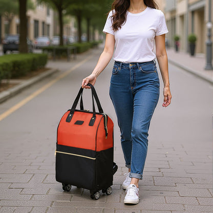 2pcs Luggage Set with Spinner Wheels, Suitcase Set, Multifunctional Travel Duffel Bag Combo Perfect for Weekend Getaways, Business Trips, and Vacation Travel Essentials Organization