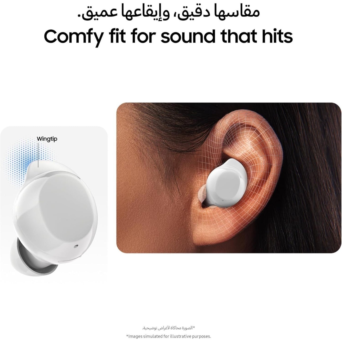 Samsung Galaxy Buds core with Active Noise Cancellation (ANC), long battery life, waterproofing, and Galaxy AI voice translation - Available in Black or White