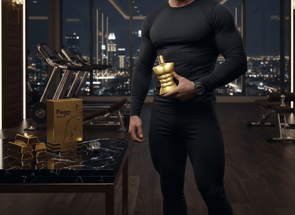 Premium Long Lasting Perfume For Men - FIGURE OUT GOLD Men'S EDT 100ml Spray | Aromatic Experience Irresistible High-Quality Fragrance for the Modern Man | Premium Saffron & Amberwood Notes | Masculine, Elegant, & Exclusive Scent for Him To Attract Women