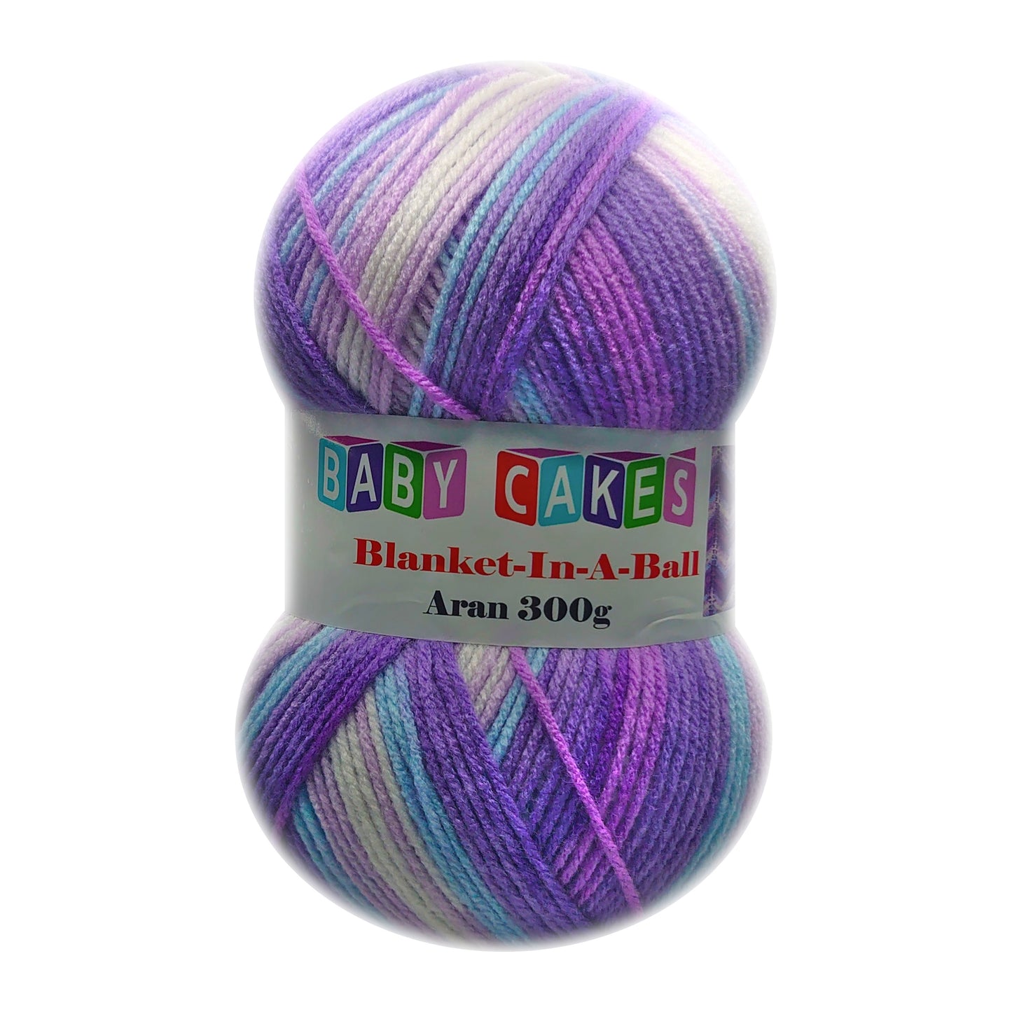 Blanket In A Ball - 300g Ball of 100% Acrylic Aran Yarn - 8 Shades Available - Machine Washable - Perfect for Knitting or Crochet