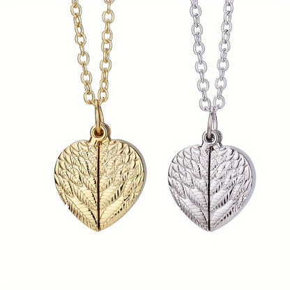 Personalized Angel Wings Necklace Heart Box Pendant Custom Picture Open Box Angel Wing Pendant