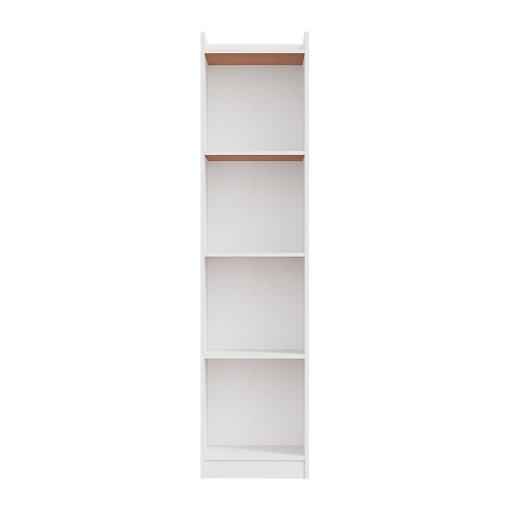 5-Tier Slim Storage Shelf Narrow Bookcase Organiser for Hallway Entryway Living Room & Office – Freestanding Corner Floor Cabinet Open Shelving Unit Easy Assembly