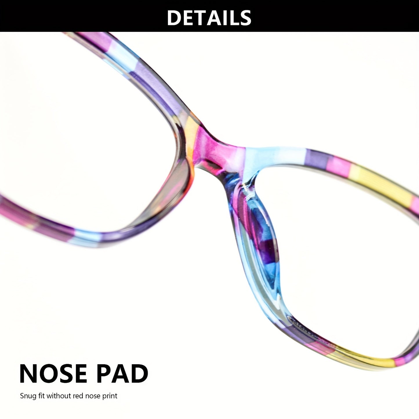 3 Pairs of Checkered Color Matching Retro Fashion Reading Glasses, Comfortable to Wear Reading Glasses, with Rice Nails And High-Quality Spring Hinge Design, Christmas Gifts