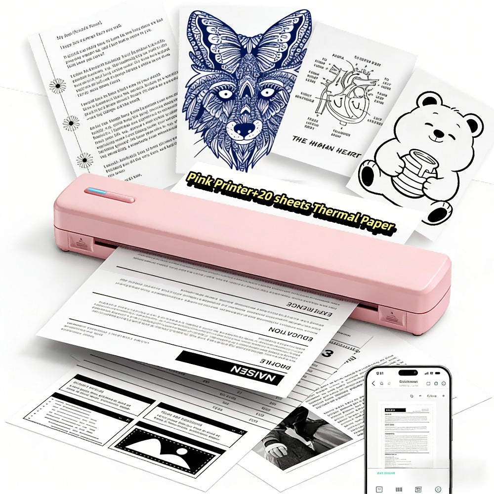 D810B portable A4 thermal printer - product view 9