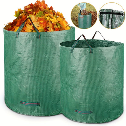 Professional 3pcs Garden Garbage Bags, Vertical Reusable Leaf And Grass Debris Bags, Garden Garbage Bags, Lawn Bags, Heavy-Duty Garden Bags, Compost Bags, Trash Cans, Outdoor Containers, for Loading Fallen Leaves And Garbage.Garbage