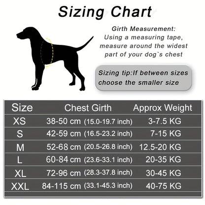 Adjustable Dog Harness for Small & Large Dogs - Reflective Nylon Vest with Striped Design, D-Ring Leash Attachment, and "Eat Play Love" Patch - Hand Wash Only