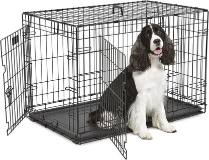 Dog Cage Puppy Training Crate Small Medium Large XL XXL Metal Cages Pet Carrier 20inch 24 inch 30 inch 36 inch 42 inch 48 inch