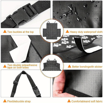 Universal Heavy Duty Waterproof Dog Car Boot Protector Cover - Durable Pet Car Seat Protector for Large Dogs, Easy to Clean & Foldable (61in x 40in x 12.9in), Protects Car Interior From Scratches, Dirt, And Pet Hair