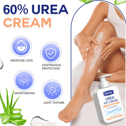 Of Cream with 60% Urea, Designed for Hands And Feet, Enriched with Salicylic Acid, Aloe Vera, Jojoba, And Tea Tree, Providing Long-Lasting Hydration for Dry Skin on Hands, Feet, And Elbows Throughout The Day